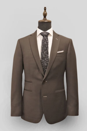 YSG Tailors the barassi jacket blazer custom suiting brown no vest