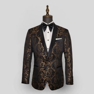 YSG Tailors the carey jacket blazer custom suiting gold no vest