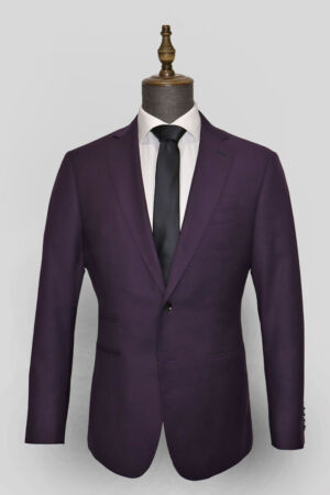 YSG Tailors the daicos jacket blazer custom suiting purple no vest