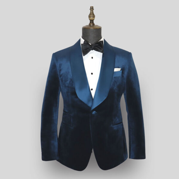 YSG Tailors the franklin jacket blazer custom suiting blue