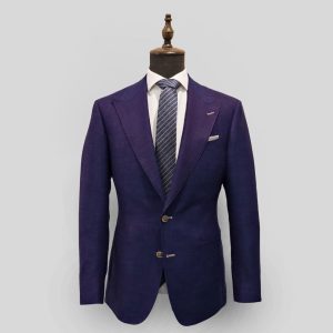 YSG Tailors the ledger jacket blazer custom suiting purple no vest