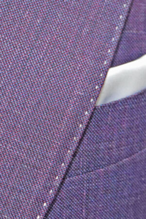 YSG Tailors the ledger jacket blazer custom suiting purple swatch