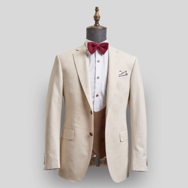 YSG Tailors the marshall jacket blazer custom suiting cream vest