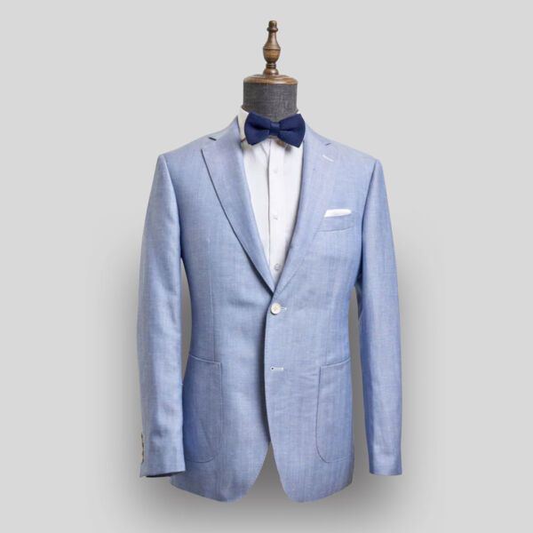 YSG Tailors the martin jacket blazer custom suiting blue