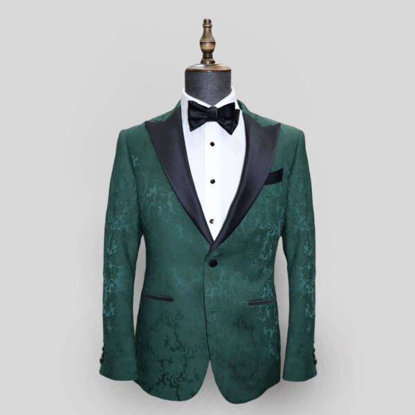 YSG Tailors the woewodin jacket blazer custom suiting green no vest