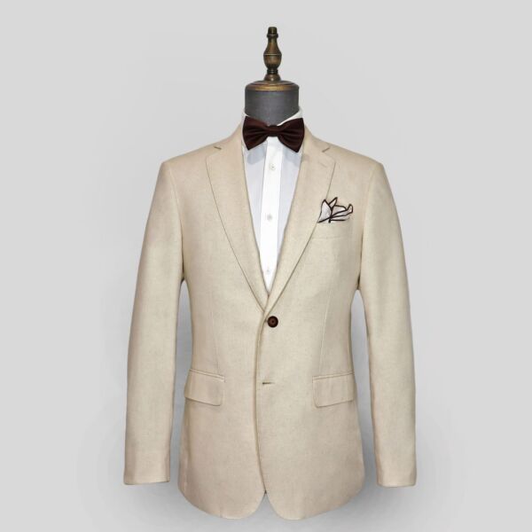 YSG Tailors the marshall jacket blazer custom suiting cream no vest