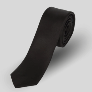 ysg tailors menswear black plain tie