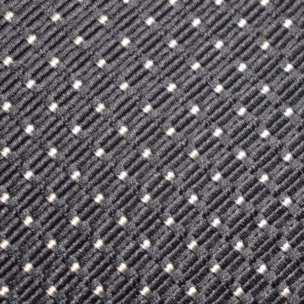 ysg tailors menswear charcoal square dot tie swatch